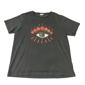 KENZO Classic Eye graphic tee Womens Shirt Size‎ XXL Black
